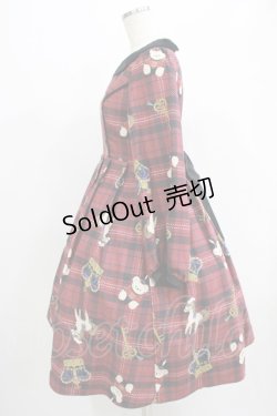 画像2: axes femme kawaii / ロンドントイズワンピース M ワイン H-25-07-17-012-AX-OP-NS-ZH