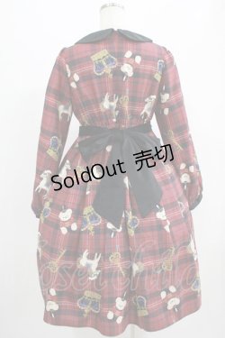 画像3: axes femme kawaii / ロンドントイズワンピース M ワイン H-25-07-17-012-AX-OP-NS-ZH
