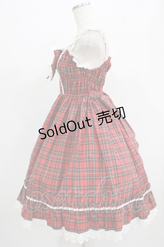 画像2: BABY,THE STARS SHINE BRIGHT / タータンチェックジャンパースカート Free エンジ H-25-07-17-013-BA-OP-NS-ZH (2)