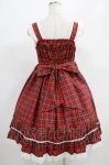 画像3: BABY,THE STARS SHINE BRIGHT / タータンチェックジャンパースカート Free エンジ H-25-07-17-013-BA-OP-NS-ZH (3)
