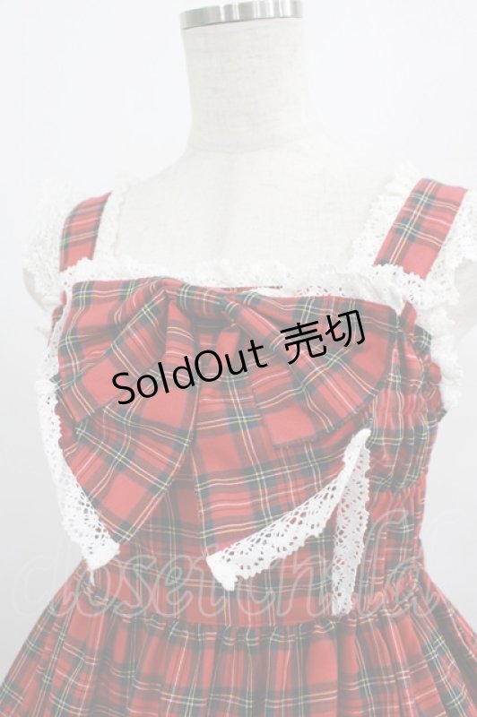 画像4: BABY,THE STARS SHINE BRIGHT / タータンチェックジャンパースカート Free エンジ H-25-07-17-013-BA-OP-NS-ZH (4)