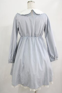 画像3: axes femme kawaii / ローズ刺繍ワンピース M サックス H-25-07-17-019-AX-OP-NS-ZH