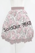 Innocent World / マロニカローズスカート M55cm丈 ボルドー H-25-07-17-021-IW-SK-NS-ZH