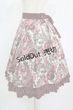 画像2: Innocent World / マロニカローズスカート M55cm丈 ボルドー H-25-07-17-021-IW-SK-NS-ZH