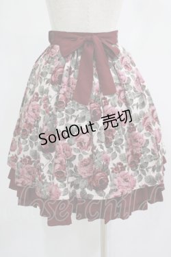 画像3: Innocent World / マロニカローズスカート M55cm丈 ボルドー H-25-07-17-021-IW-SK-NS-ZH