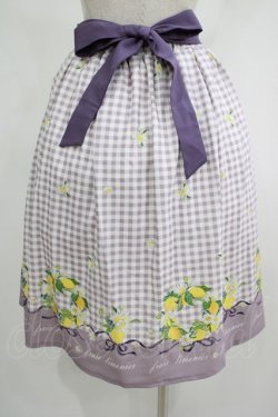 画像3: axes femme POETIQUE / シトロンフラワーリーススカート M ラベンダー H-25-07-17-022-AX-SK-NS-ZH