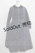 Jane Marple / High-count saxony dormitory onepiece  ネイビー H-25-07-18-001-JM-OP-KB-ZH