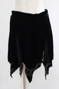 KILL STAR / Lester Velvet Mini Skirt S 黒 H-25-07-18-024-SL-SK-KB-ZH