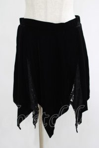KILL STAR / Lester Velvet Mini Skirt S 黒 H-25-07-18-024-SL-SK-KB-ZH