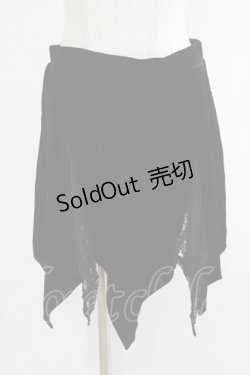 画像1: KILL STAR / Lester Velvet Mini Skirt S 黒 H-25-07-18-024-SL-SK-KB-ZH