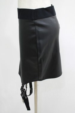 画像2: KILL STAR / Cassandra PU Mini Skirt M 黒 H-25-07-18-026-SL-SK-KB-ZH