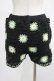 画像3: Candy Stripper / FLOWER CROCHET KINT SHORT PANTS  ブラック×グリーン H-25-07-18-030-PU-PA-KB-ZH (3)