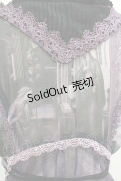 画像4: OZZ ANGELO / 宗教画プリントプリーツフリルワンピース  パープル H-25-07-18-035-OO-OP-KB-ZH