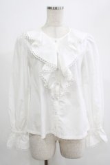 MILK / レディーピエロブラウス  ホワイト H-25-07-18-045-ML-BL-KB-ZH