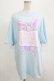 画像1: MILKBOY / HATE BUNNY　TEE L ブルー H-25-07-18-049-MB-TS-KB-ZH (1)