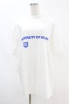 画像1: MILKBOY / UNIVERSITY TEE L ホワイト H-25-07-18-1038-MB-TO-KB-ZT121 (1)