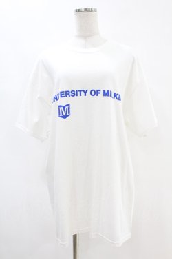 画像1: MILKBOY / UNIVERSITY TEE L ホワイト H-25-07-18-1038-MB-TO-KB-ZH