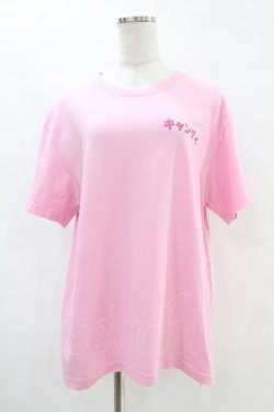 画像1: Candy Stripper / PEANUTS COMIC TEE 2 ピンク H-25-07-18-1040-PU-TO-KB-ZH