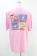 画像2: Candy Stripper / PEANUTS COMIC TEE 2 ピンク H-25-07-18-1040-PU-TO-KB-ZH (2)