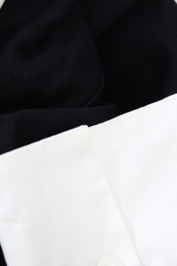 画像3: Jane Marple Dans Le Salon / Crumple collar pullover  ネイビー×ホワイト H-25-07-18-1045-JM-TO-KB-ZH