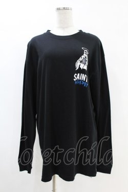 画像1: MILKBOY / SAINT L.S. TEE  ブラック H-25-07-18-1047-MB-TO-KB-ZH