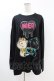 画像1: NieR Clothing / プリントSWEAT  XL 黒 H-25-07-18-1048-PU-TO-KB-ZH (1)