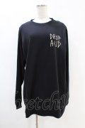 LONG CLOTHING / DROP ACID POCKET SWEAT M 黒 H-25-07-18-1049-0-TO-KB-ZH