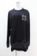 画像1: LONG CLOTHING / DROP ACID POCKET SWEAT M 黒 H-25-07-18-1049-0-TO-KB-ZH (1)