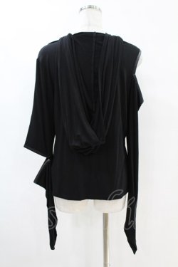 画像2: KILL STAR / Morwen Hooded Top L 黒 H-25-07-18-1051-SL-TO-KB-ZH