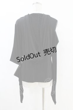 画像2: KILL STAR / Morwen Hooded Top L 黒 H-25-07-18-1051-SL-TO-KB-ZH