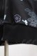 画像4: NieR Clothing / 総柄ZIPパーカー  黒 H-25-07-18-1054-PU-TO-KB-ZH (4)