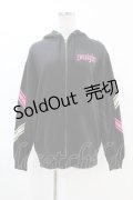 ZOESTYLES / HOODED BADBOYZ ROCK M 黒×バーガンディ×サンドベージュ H-25-07-18-1055-GO-TO-KB-ZH
