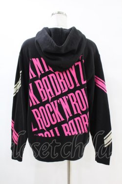 画像2: ZOESTYLES / HOODED BADBOYZ ROCK M 黒×バーガンディ×サンドベージュ H-25-07-18-1055-GO-TO-KB-ZH