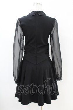 画像2: KILL STAR / SOMBER SHADOW DRESS S ブラック H-25-07-18-1018-SL-OP-KB-ZH