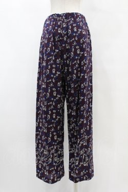 画像2: Jane Marple Dans Le Salon / Dance with roses dress pants  ボルドー H-25-07-18-1003-JM-PA-KB-ZH