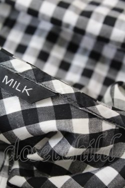 画像3: MILK / ベリーギンガムブラウス  黒 H-25-07-18-1026-ML-BL-KB-ZH