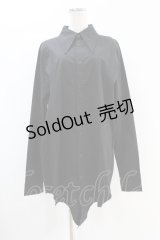 KILL STAR /OOD KIN LONGLINE SHIRT S 黒 H-25-07-18-1027-SL-BL-KB-ZH