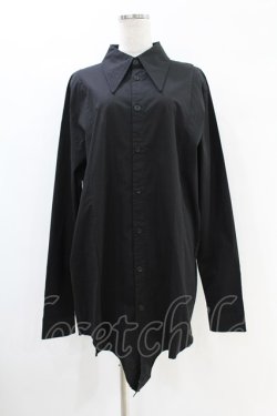 画像1: KILL STAR /OOD KIN LONGLINE SHIRT S 黒 H-25-07-18-1027-SL-BL-KB-ZH