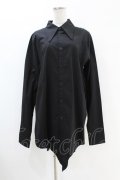 KILL STAR /OOD KIN LONGLINE SHIRT S 黒 H-25-07-18-1029-SL-BL-KB-ZH