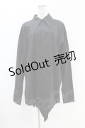KILL STAR /OOD KIN LONGLINE SHIRT S 黒 H-25-07-18-1029-SL-BL-KB-ZH
