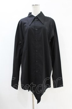 画像1: KILL STAR /OOD KIN LONGLINE SHIRT S 黒 H-25-07-18-1029-SL-BL-KB-ZH
