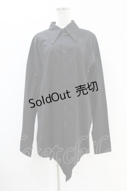 画像1: KILL STAR /OOD KIN LONGLINE SHIRT S 黒 H-25-07-18-1029-SL-BL-KB-ZH