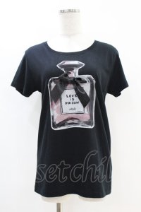 MILK / perfume Tee  黒 H-25-07-18-1034-ML-TO-KB-ZH