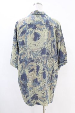 画像2: MILKBOY / ALOHA SHIRTS  ブルーグリーン H-25-07-18-1035-MB-BL-KB-ZH