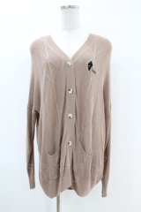 NieR Clothing / MILK COCOA KNIT CARDIGAN  ブラウンベージュ H-25-07-18-1037-PU-TO-KB-ZH
