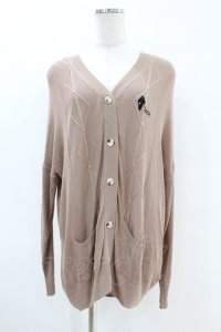 NieR Clothing / MILK COCOA KNIT CARDIGAN  ブラウンベージュ H-25-07-18-1037-PU-TO-KB-ZH
