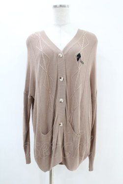 画像1: NieR Clothing / MILK COCOA KNIT CARDIGAN  ブラウンベージュ H-25-07-18-1037-PU-TO-KB-ZH