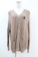 画像1: NieR Clothing / MILK COCOA KNIT CARDIGAN  ブラウンベージュ H-25-07-18-1037-PU-TO-KB-ZH (1)
