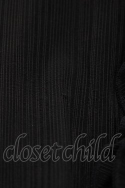 画像4: Ozz Croce / フリル編上トップス  黒 H-25-07-18-052-OO-TO-KB-ZH