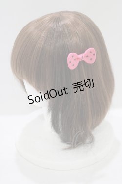画像2: MILK / ハートリボンバレッタ  チェリーピンク H-25-07-18-065-ML-AC-KB-ZH